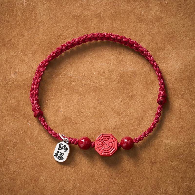 Buddha Stones Braccialetto armonico Bagua con filo rosso - image 1
