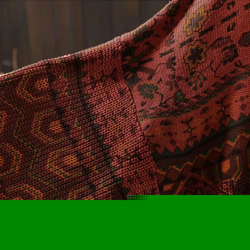 Felpa con cappuccio a maniche lunghe da donna in cotone con stampa Buddha Stones Fall Striped Geometric Flowers. - image 8