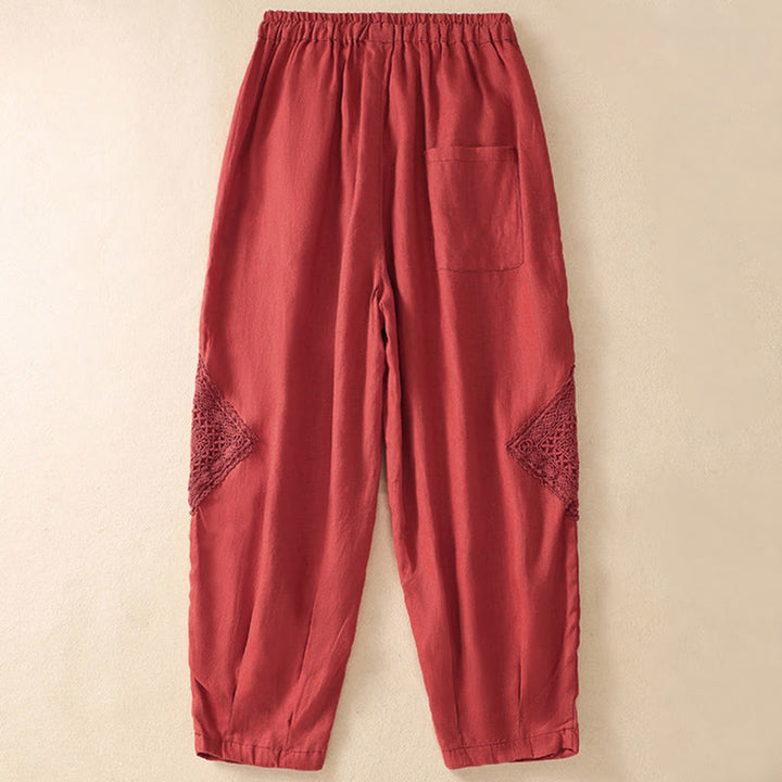 Pantaloni harem da donna estivi con coulisse e tasche Buddha Stones - image 18