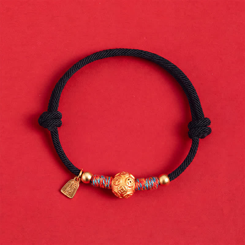 Buddha Stones Bracciale in argento sterling 999 con cordino rosso, intrecciato a mano, protezione. - image 17