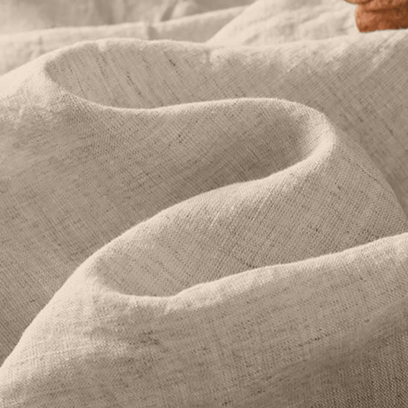 Buddha Stones Camicia da donna estiva casual a maniche corte con bottoni e taschino applicato, tinta unita. - image 8