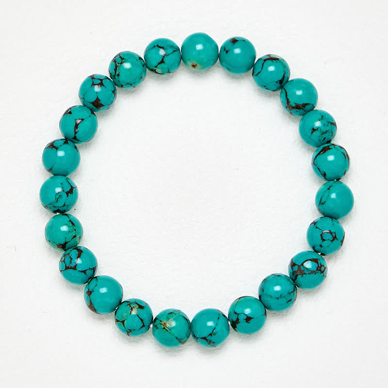 Buddha Stones Bracciale protettivo con perline turchesi - image 3