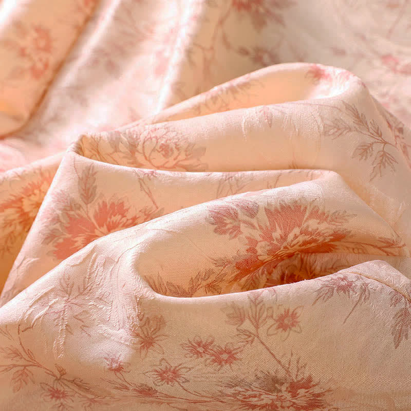 Buddha Stones Pantaloni lunghi da donna a gamba larga, stile boho, rosa, con stampa floreale, per primavera/estate e tempo libero, con tasche. - image 8