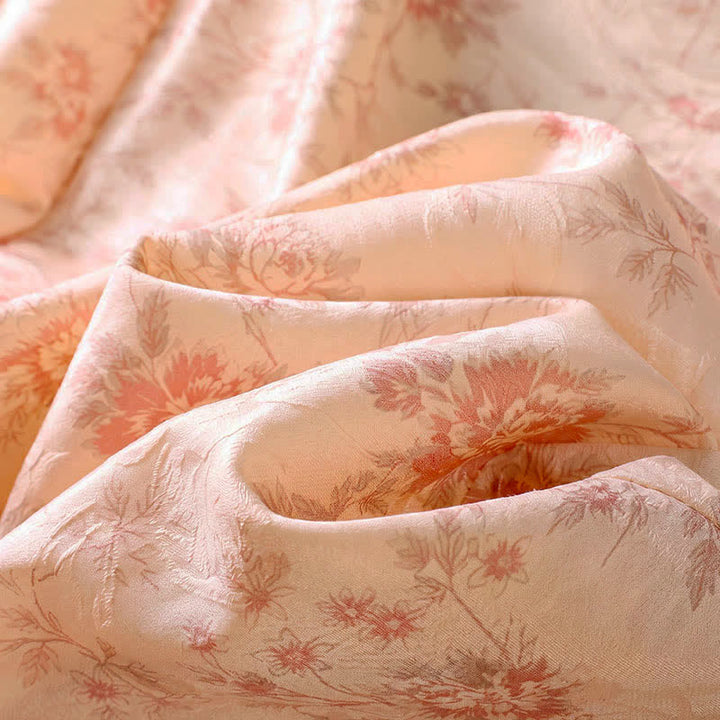 Buddha Stones Pantaloni lunghi da donna a gamba larga, stile boho, rosa, con stampa floreale, per primavera/estate e tempo libero, con tasche. - image 8