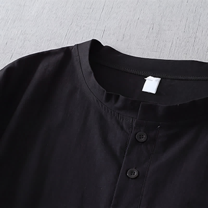Buddha Stones Camicia da donna a maniche lunghe, tinta unita, con bottoni e taschino, ideale per l'autunno. - image 6
