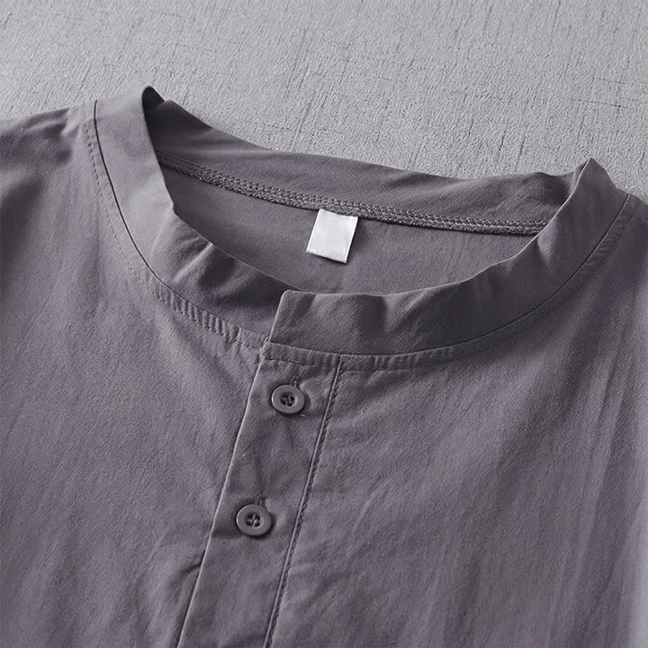 Buddha Stones Camicia da donna a maniche lunghe, tinta unita, con bottoni e taschino, ideale per l'autunno. - image 1