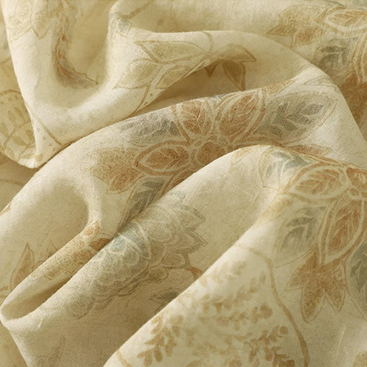 Buddha Stones Abito da donna primaverile elegante in stile boho con stampa floreale e maniche lunghe. - image 10