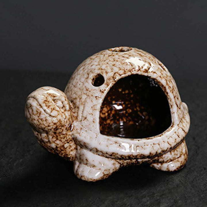 Buddha Stones Bruciatore di incenso in ceramica a forma di tartaruga - image 9
