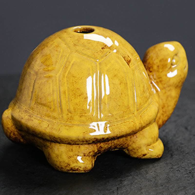 Buddha Stones Bruciatore di incenso in ceramica a forma di tartaruga - image 15