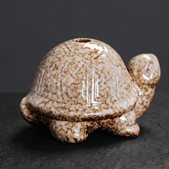 Buddha Stones Bruciatore di incenso in ceramica a forma di tartaruga - image 10