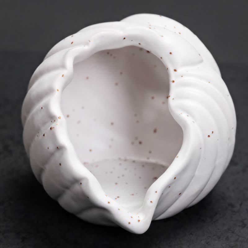 Buddha Stones Bruciatori di incenso in ceramica Shankha, conchiglia purificatrice. - image 9