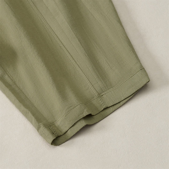 Buddha Stones Pantaloni casual basici da donna a gamba dritta con tasche, ideali per primavera/estate. - image 31