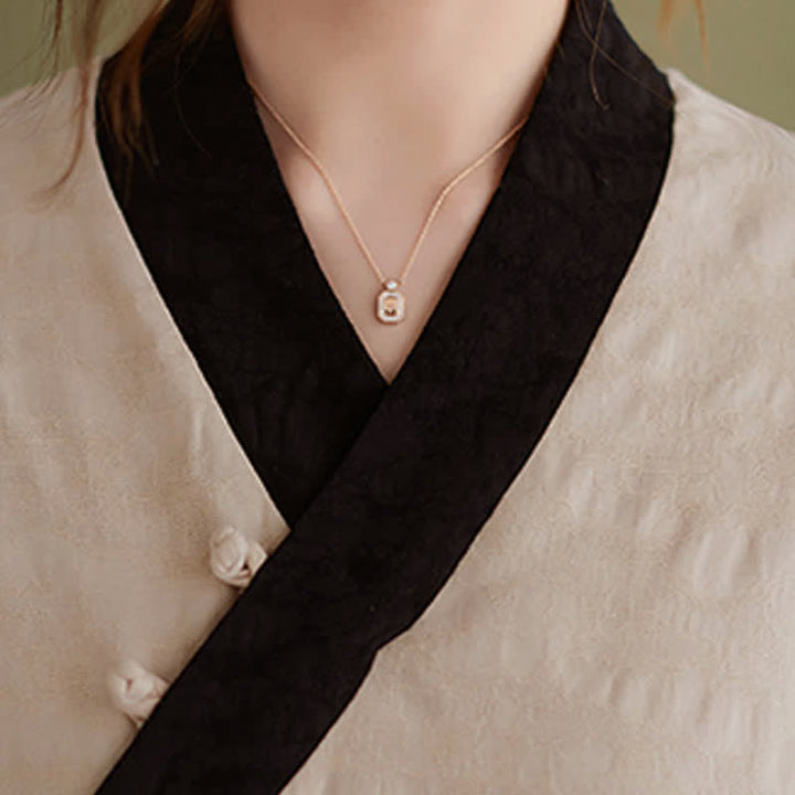 Buddha Stones Camicie da donna a maniche lunghe eleganti, stile Tang, con ricami floreali, perfette per la primavera e l'autunno. - image 12