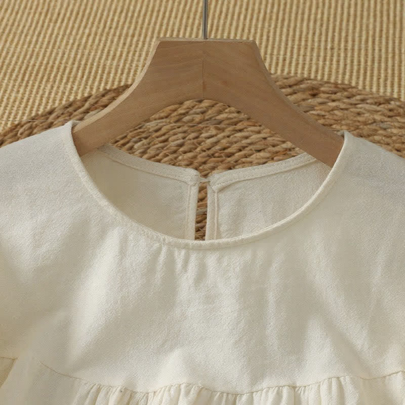 Buddha Stones T-shirt da donna a maniche lunghe, semplice, tinta unita, casual, per primavera/autunno. - image 2