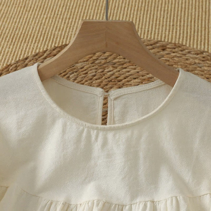 Buddha Stones T-shirt da donna a maniche lunghe, semplice, tinta unita, casual, per primavera/autunno. - image 2