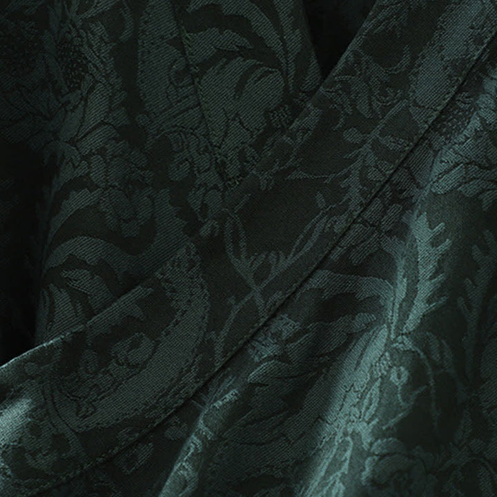Buddha Stones Kimono da donna autunnale stile Tang vintage con coulisse e stampa floreale. - image 4