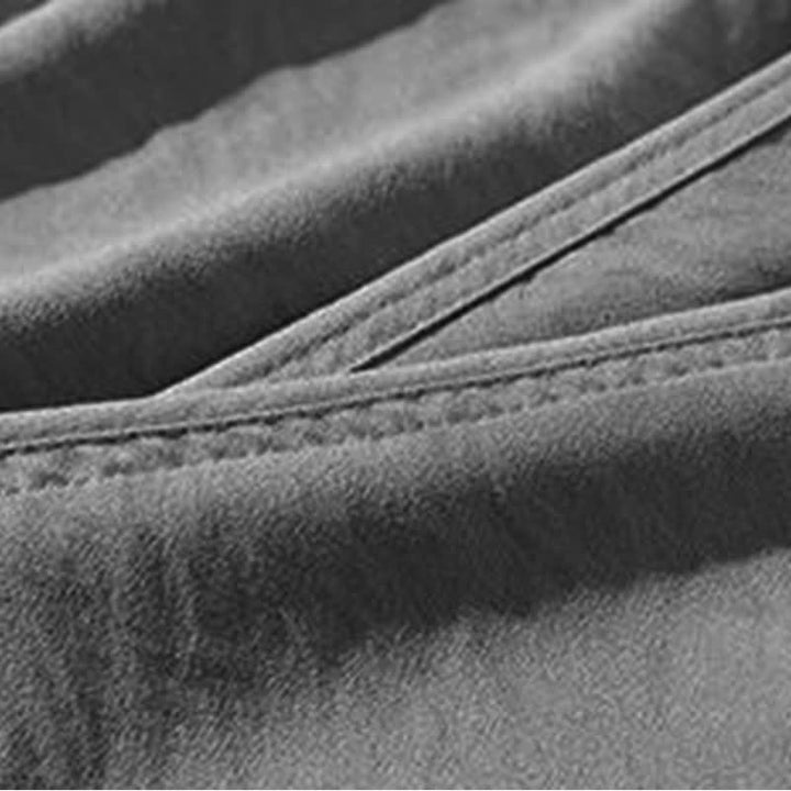 Buddha Stones Pantaloni corti da uomo a tinta unita con coulisse, modello casual primavera/estate, con tasca. - image 28