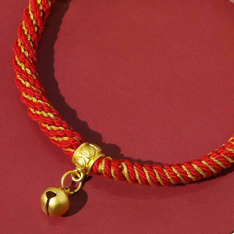 Buddha Stones Bracciale tibetano di protezione con cordino rosso Om Mani Padme Hum - image 9