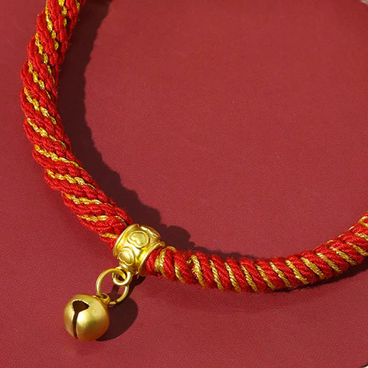 Buddha Stones Bracciale tibetano di protezione con cordino rosso Om Mani Padme Hum - image 9