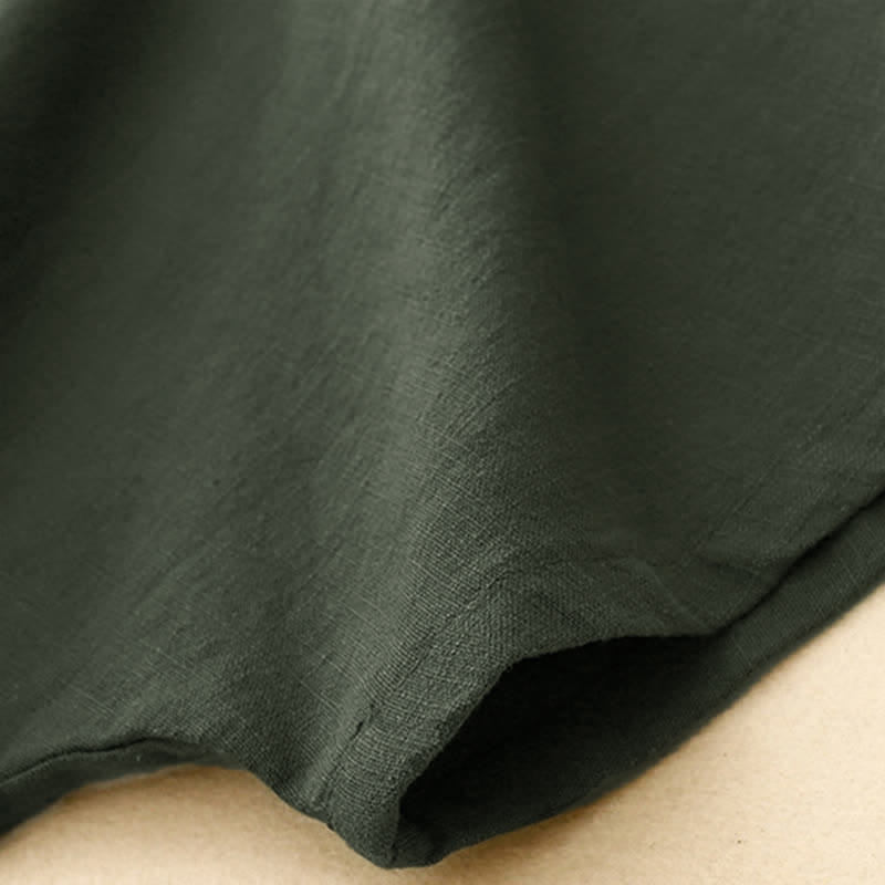 T-shirt da donna a maniche corte, girocollo, modello ampio, con stampa Buddha Stones. - image 12
