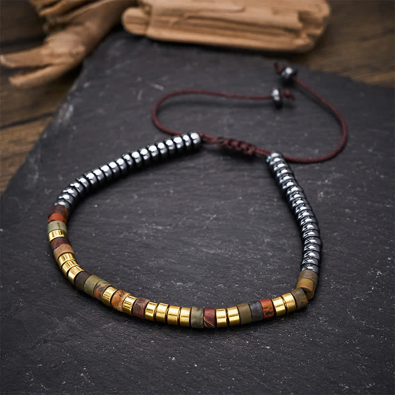 Buddha Stones Bracciale con perle di ematite dal potere speciale - image 9