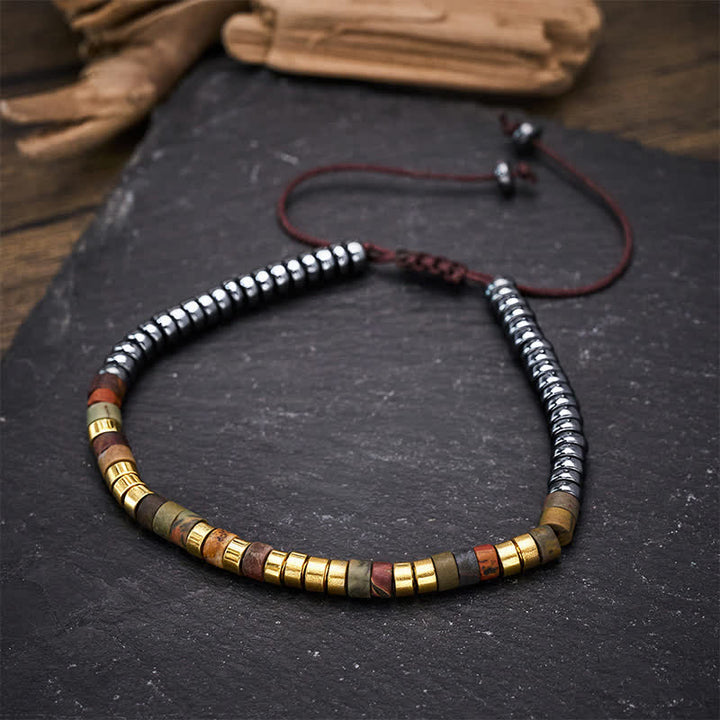 Buddha Stones Bracciale con perle di ematite dal potere speciale - image 9