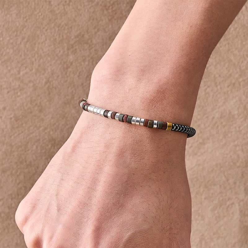 Buddha Stones Bracciale con perle di ematite dal potere speciale - image 4