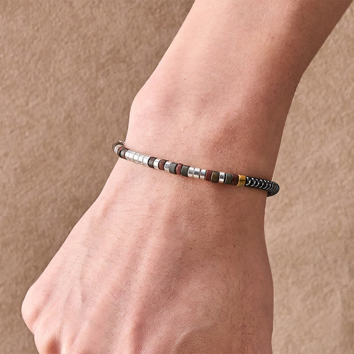 Buddha Stones Bracciale con perle di ematite dal potere speciale - image 4