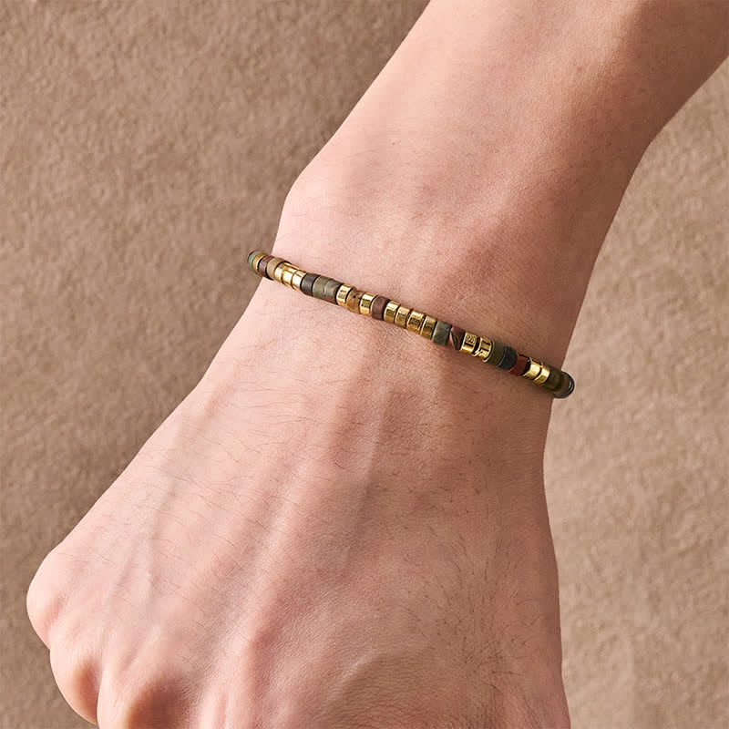 Buddha Stones Bracciale con perle di ematite dal potere speciale - image 12