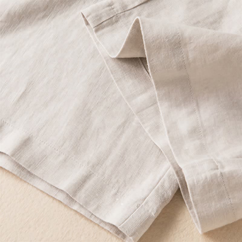 Pantaloni da donna a gamba larga, tinta unita, con tasche e stampa Buddha Stones. - image 25