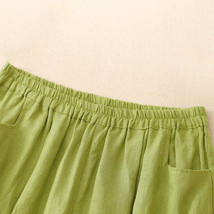 Pantaloni da donna a tinta unita, lunghezza alla caviglia, con tasche, modello Buddha Stones Summer Commute. - image 15