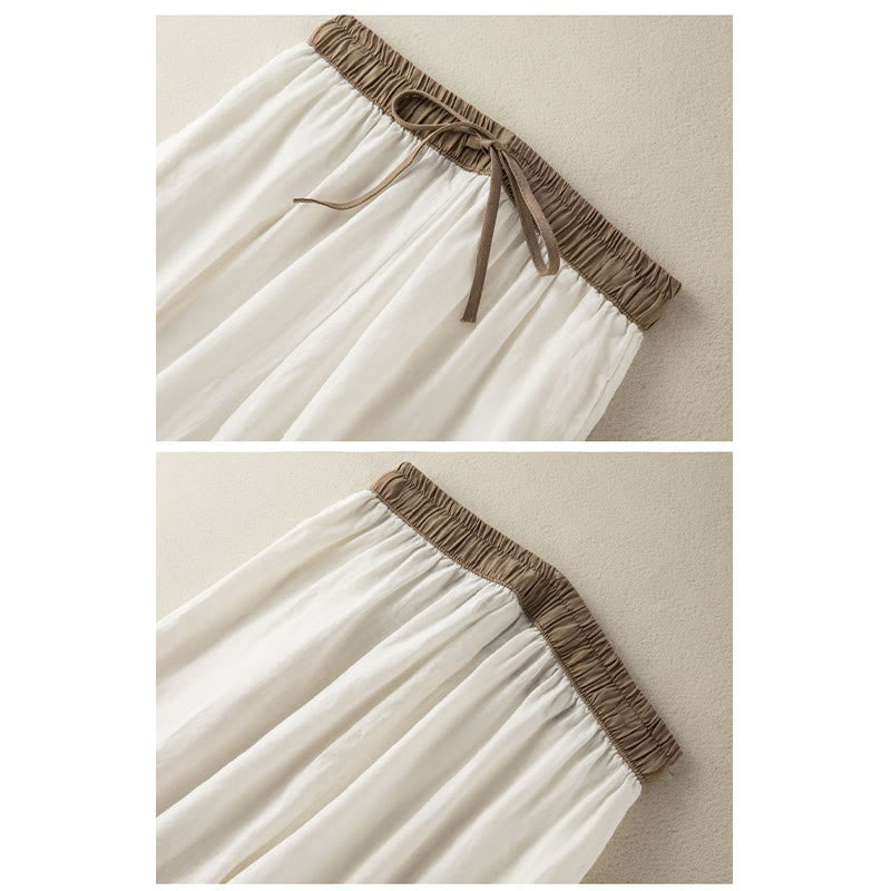 Pantaloni harem da donna in cotone con coulisse e tasche Buddha Stones - image 10