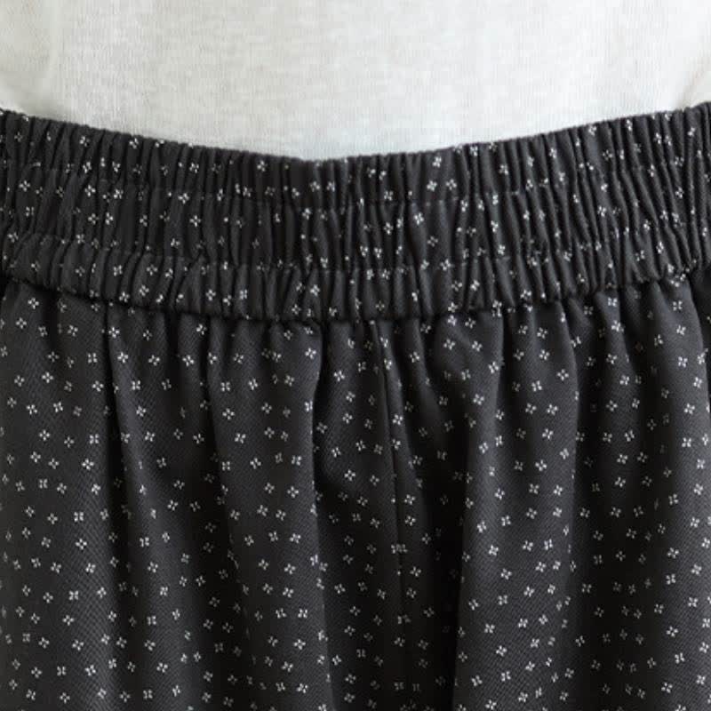 Buddha Stones Pantaloni corti da donna a gamba dritta con stampa floreale, casual, per primavera/estate, con tasca. - image 7