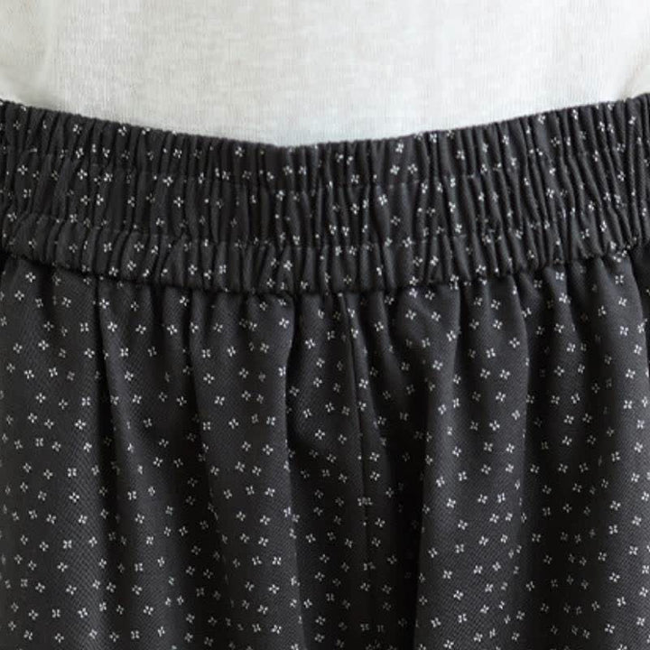 Buddha Stones Pantaloni corti da donna a gamba dritta con stampa floreale, casual, per primavera/estate, con tasca. - image 7