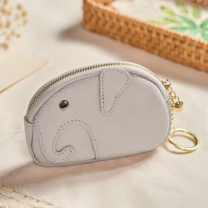 Buddha Stones Mini borsetta con cerniera in ecopelle con scritta "Elephant Wisdom" - image 15