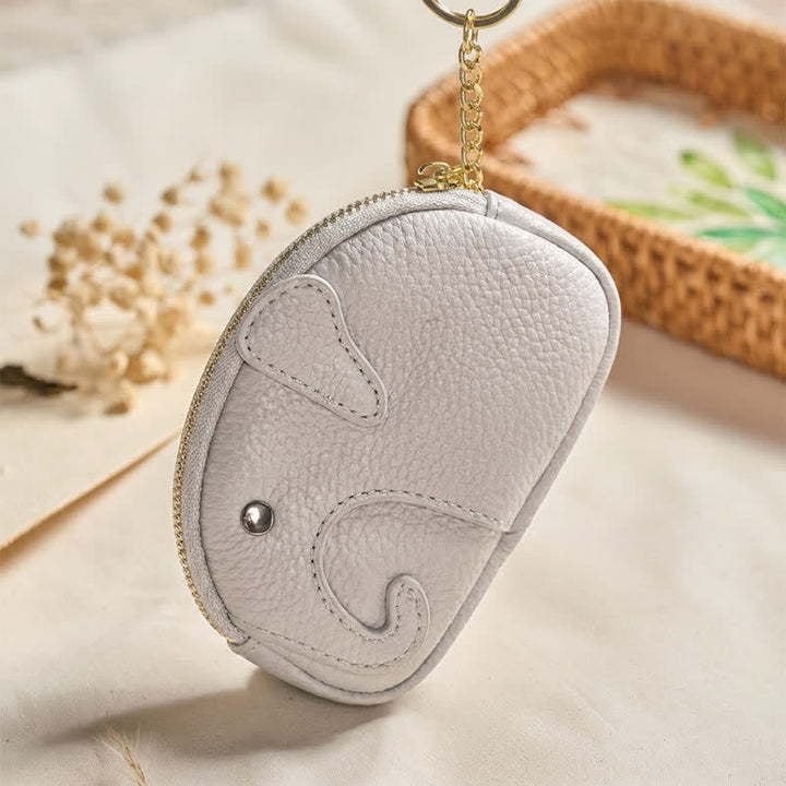 Buddha Stones Mini borsetta con cerniera in ecopelle con scritta "Elephant Wisdom" - image 17
