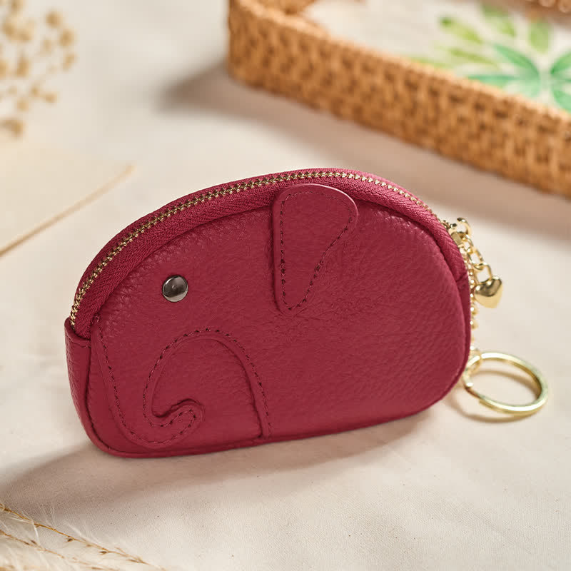 Buddha Stones Mini borsetta con cerniera in ecopelle con scritta "Elephant Wisdom" - image 27