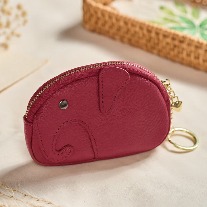 Buddha Stones Mini borsetta con cerniera in ecopelle con scritta "Elephant Wisdom" - image 27