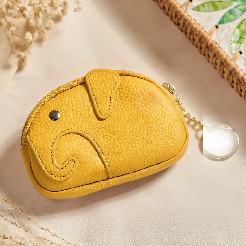 Buddha Stones Mini borsetta con cerniera in ecopelle con scritta "Elephant Wisdom" - Oro (circa 12,5 cm × 2 cm × 8,5 cm) - image 30