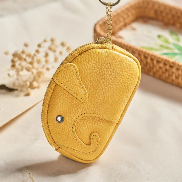 Buddha Stones Mini borsetta con cerniera in ecopelle con scritta "Elephant Wisdom" - image 33