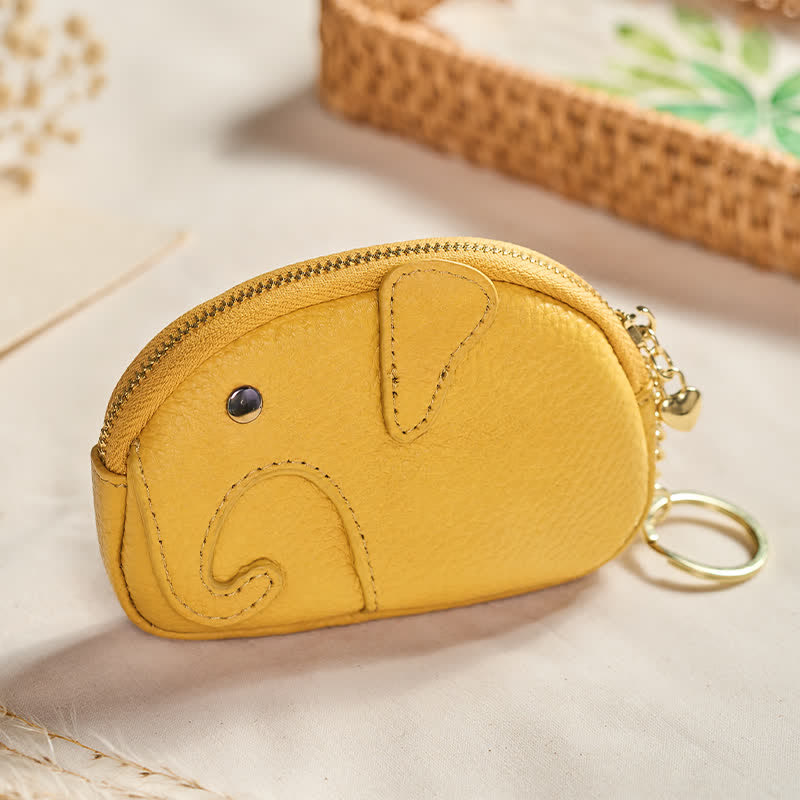 Buddha Stones Mini borsetta con cerniera in ecopelle con scritta "Elephant Wisdom" - image 31