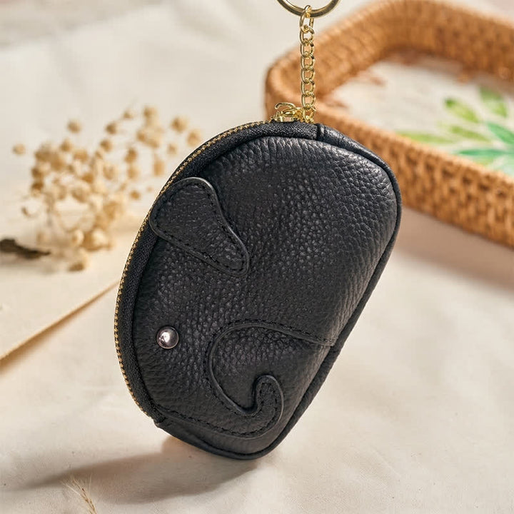Buddha Stones Mini borsetta con cerniera in ecopelle con scritta "Elephant Wisdom" - image 21