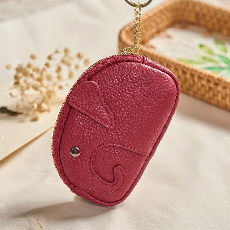 Buddha Stones Mini borsetta con cerniera in ecopelle con scritta "Elephant Wisdom" - image 29