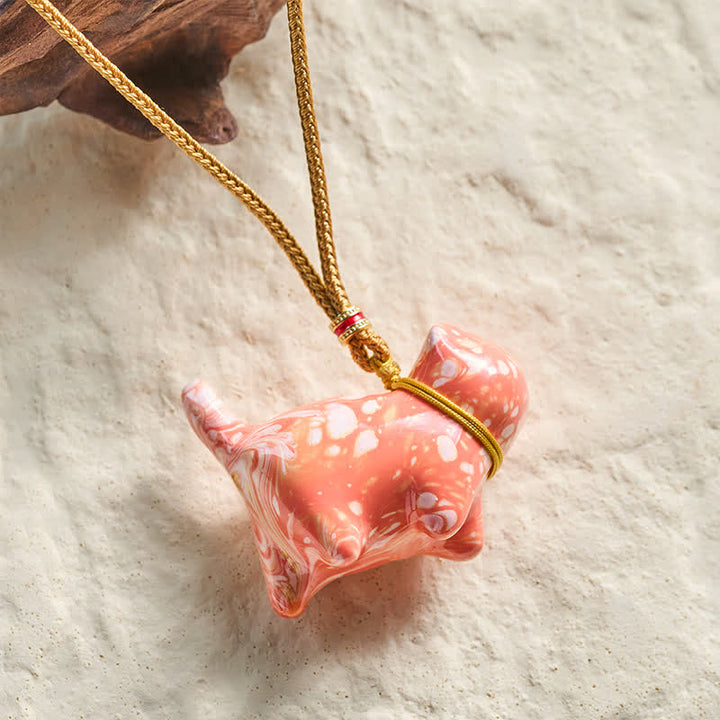 Buddha Stones Collana con ciondolo a forma di gatto e bilancia - image 19