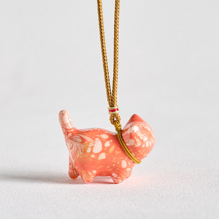 Buddha Stones Collana con ciondolo a forma di gatto e bilancia - image 18