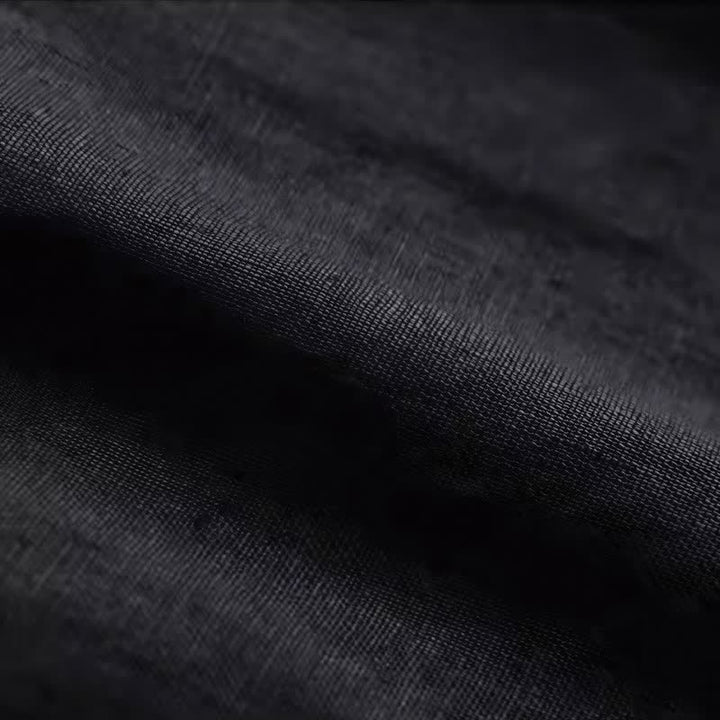 Pantaloni da donna a gamba larga con tasche, tinta unita, lunghezza 7-8, con stampa Buddha Stones Commute. - image 15