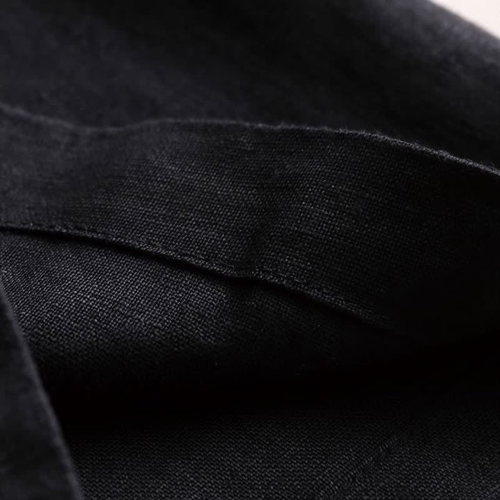 Pantaloni da donna a gamba larga con tasche, tinta unita, lunghezza 7-8, con stampa Buddha Stones Commute. - image 14