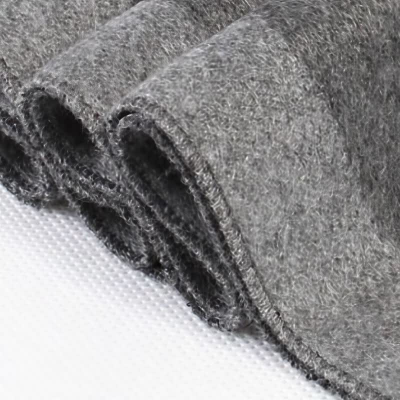 Sciarpa da uomo avvolgente con nappe e motivo a righe urbane, ideale per l'autunno e l'inverno, con motivo Buddha Stones. - image 22