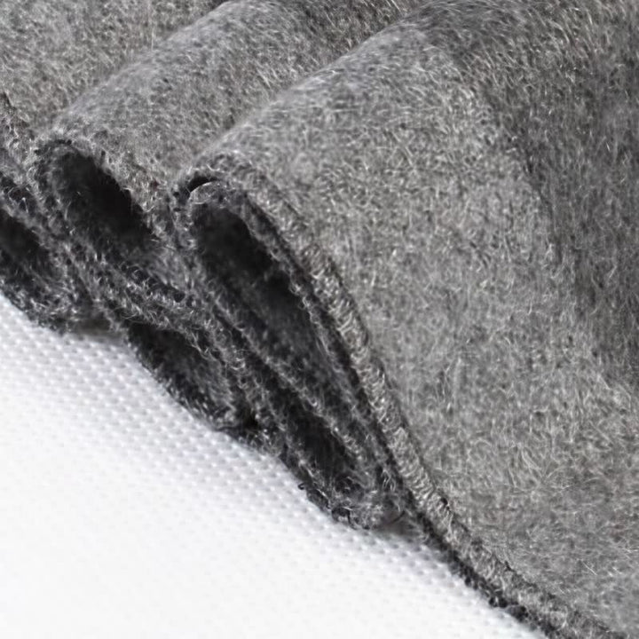 Sciarpa da uomo avvolgente con nappe e motivo a righe urbane, ideale per l'autunno e l'inverno, con motivo Buddha Stones. - image 22
