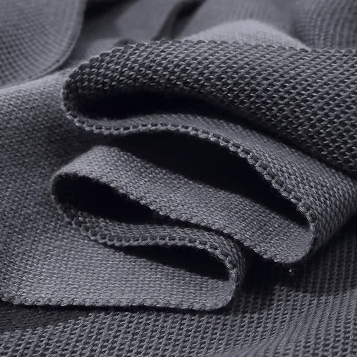 Sciarpa da uomo accogliente in maglia con motivo Buddha Stones, ideale per autunno/inverno, con blocchi di colore geometrici. - image 8